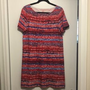 Tory Burch Red/White/Blue Pima Cotton Dress